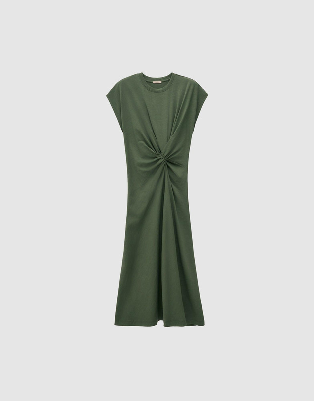 Trenery - Cotton Jersey Twist Dress