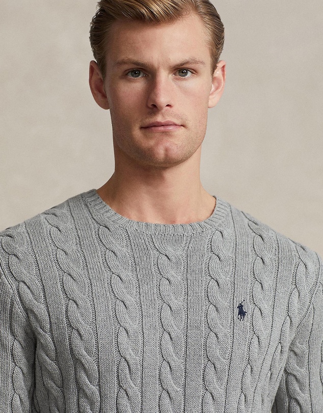Polo Ralph Lauren - ICONIC EXCLUSIVE - Driver Cable Knit Long Sleeve Sweater