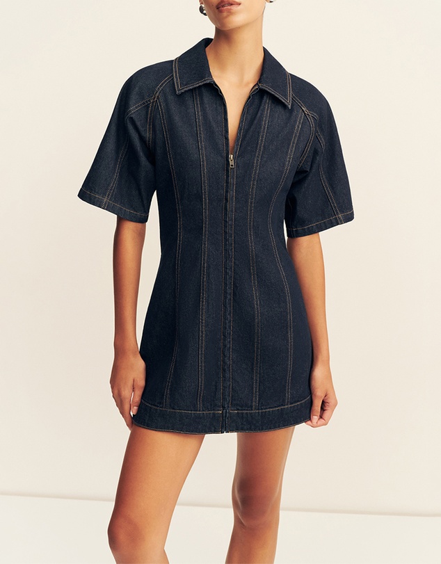 Shona Joy - Rita Short Sleeve Structured Mini Dress