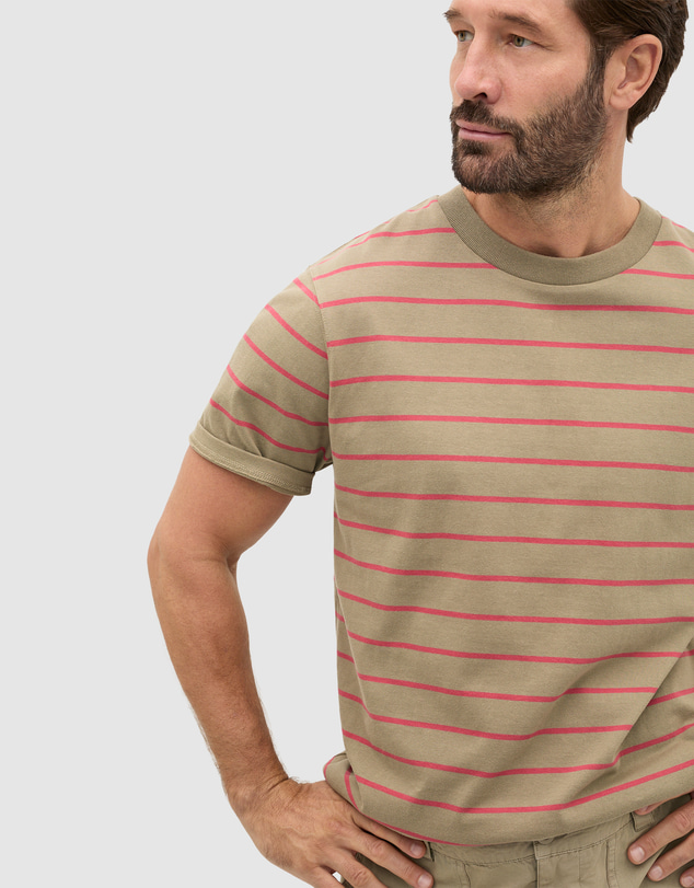 Seed Heritage - Stripe Crew Tee