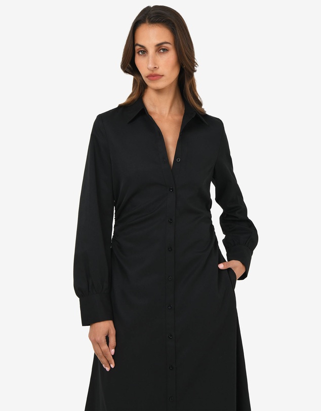 Forcast - Lune Ruched Shirt Dress