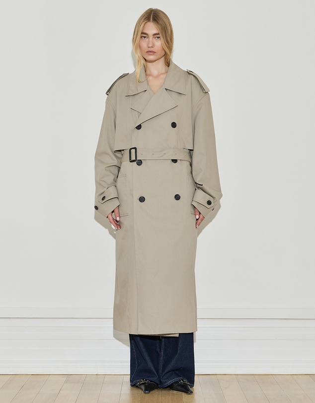 Maison Essentiele - Double Breasted Trench