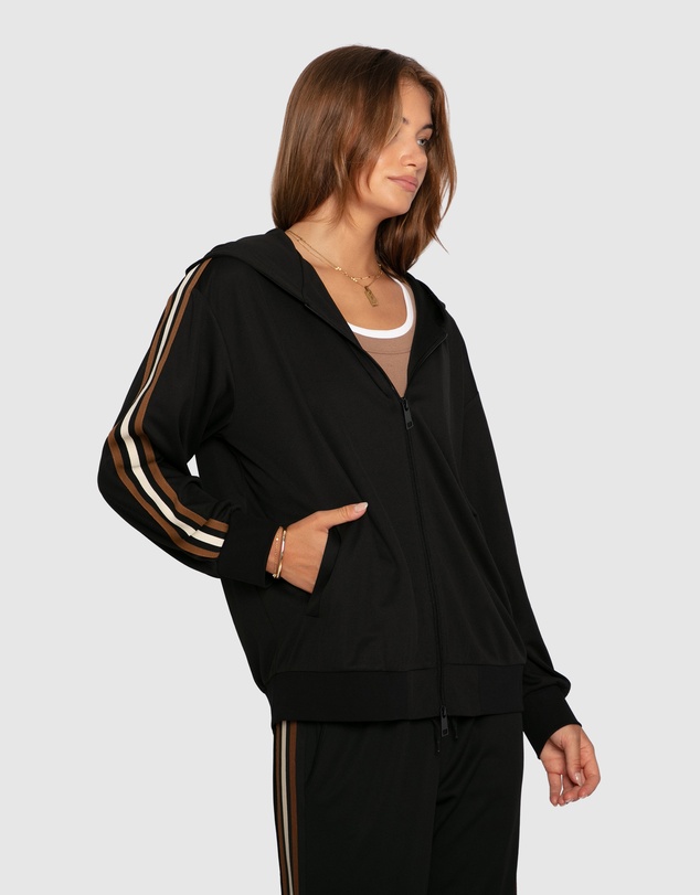 Belle & Bloom - Ready To Go Striped Sleeve Jacket