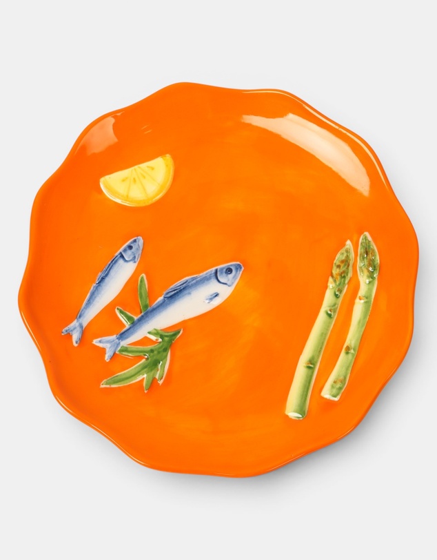 La La Land - Seaview Stoneware Sardines Plate