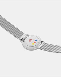 Mondaine - Mondaine Doppio Bauhaus Stainless Steel 33mm Watch