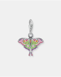 THOMAS SABO - THOMAS SABO Moth Colourful Silver Charm