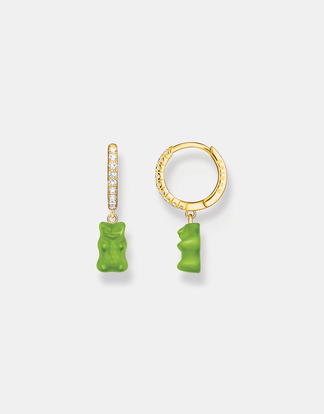 THOMAS SABO - HARIBO Green Bear Hoop Single Earring