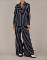 Amelius - Polo Linen Pinstripe Blazer