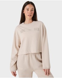 REC GEN - Float TriCon LS Crop Tee