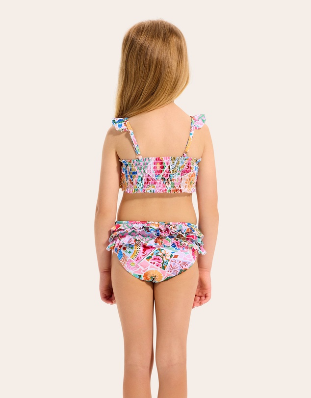 Seafolly - Beach Boheme Shirred Bikini - Kids