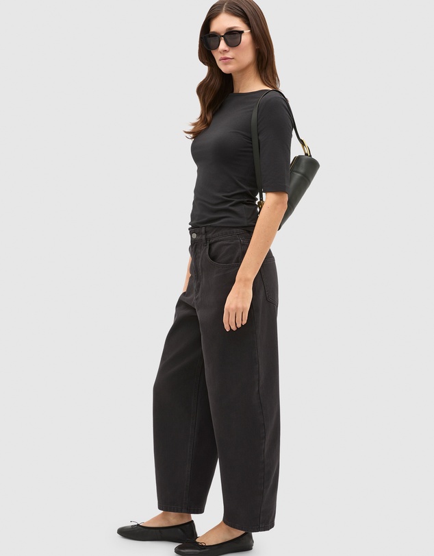Seed Heritage - Boat Neck Half Sleeve Top