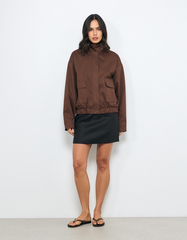 AERE - Frankie Linen Mini Skirt