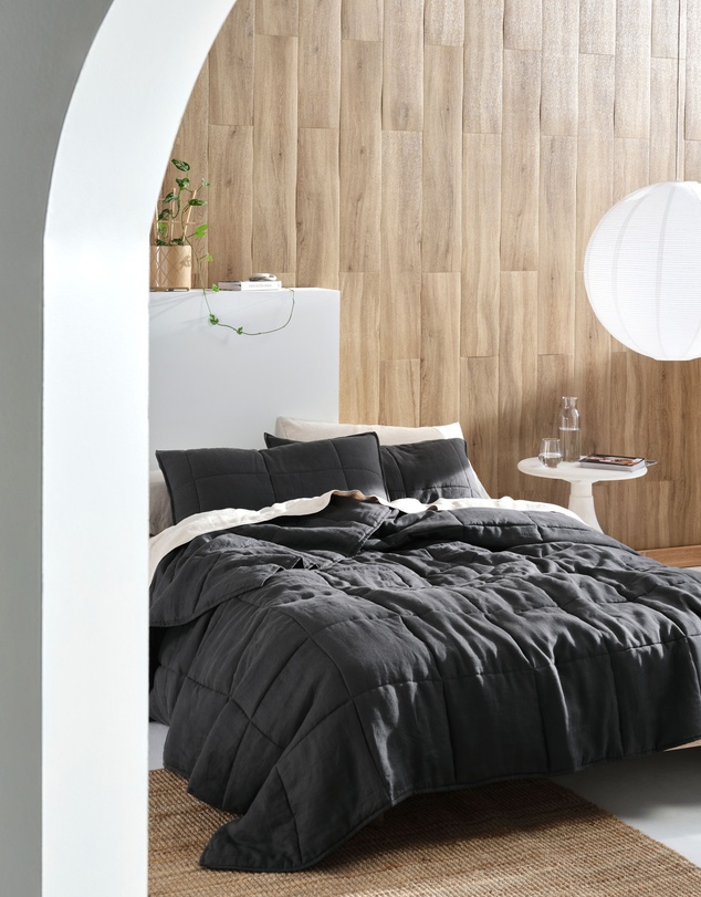Linen House - Nimes Pure Linen Coverlet
