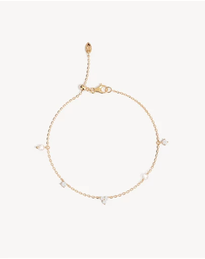 By Charlotte - Moonlit Bloom Pearl Bracelet
