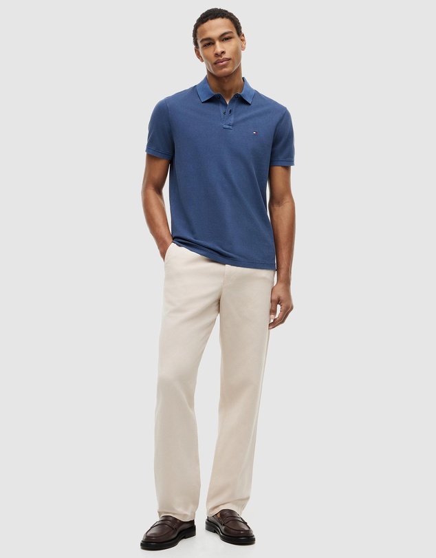 Tommy Hilfiger - Garment Dyed Flag Embroidery Regular Polo