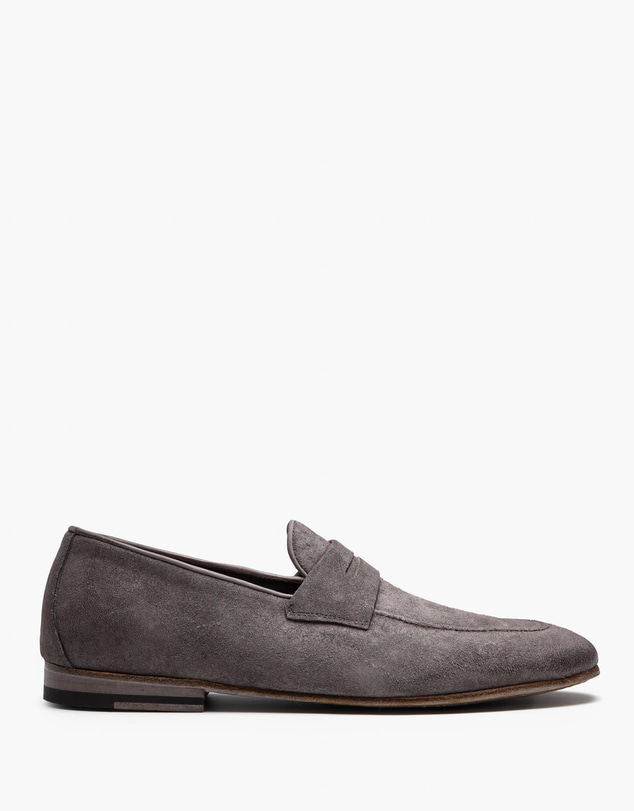 Aquila - D'ORO Collection - Ellis Suede Penny Loafers