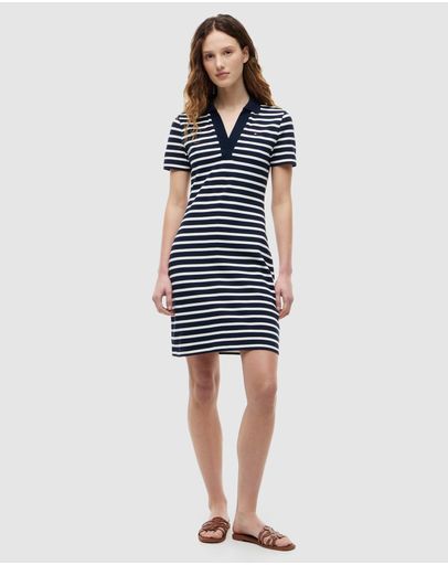 Breton Stripe Dark Night Navy & Ecru