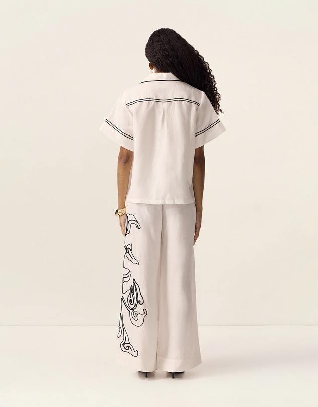 MOS The Label - Lily Embroidery Shirt