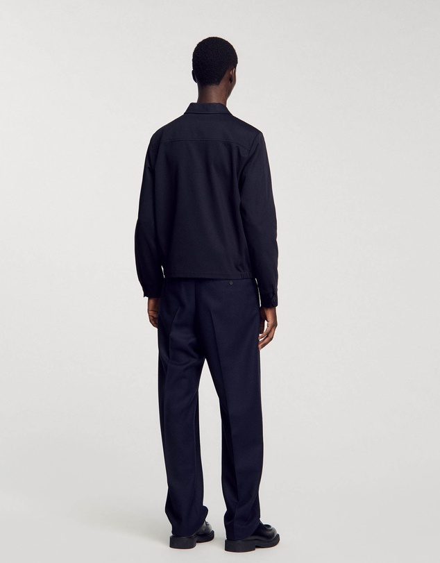 Sandro - Cotton Jacket Woven Jacket