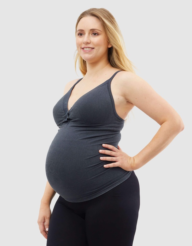 Cake Maternity - Marshmallow Maternity and Nursing Tank Top