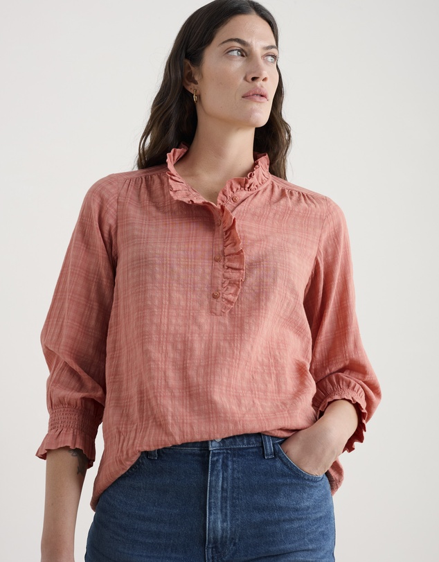 Seasalt - Feather Star Checked Top
