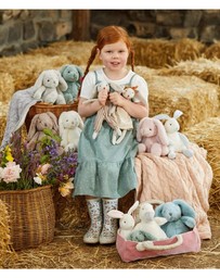 Jiggle and Giggle - Taupe Bunny Small