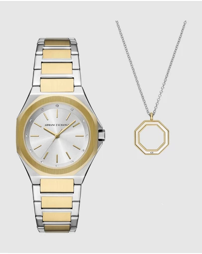 Armani Exchange - Two Tone Analogue Watch