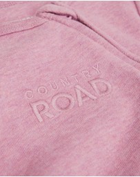 Country Road - Organically Grown Cotton Blend Logo Zip Jumpsuit
