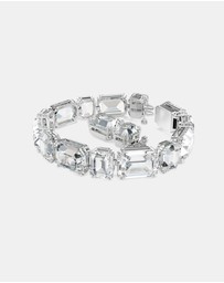 Swarovski - Millenia Bracelet, Octagon Cut, White, Rhodium-Plated