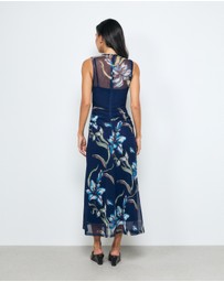 AERE - Skye Mesh Midi Dress