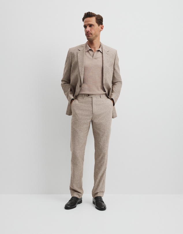Country Road - Regular Fit Linen Cotton Tailored Pant