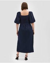 City Chic - Plus size Nala Maxi Dress - navy