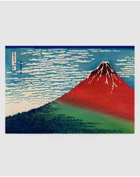 Inka Arthouse - Kanazawa Oki Nami Ura by Katsushika Hokusai Art Print