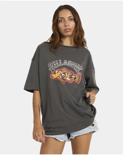 Billabong - Womens Otis Mangrove Oversized T-Shirt