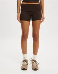Cotton On Body Active - Ultra Soft Roll Over Shortie Short