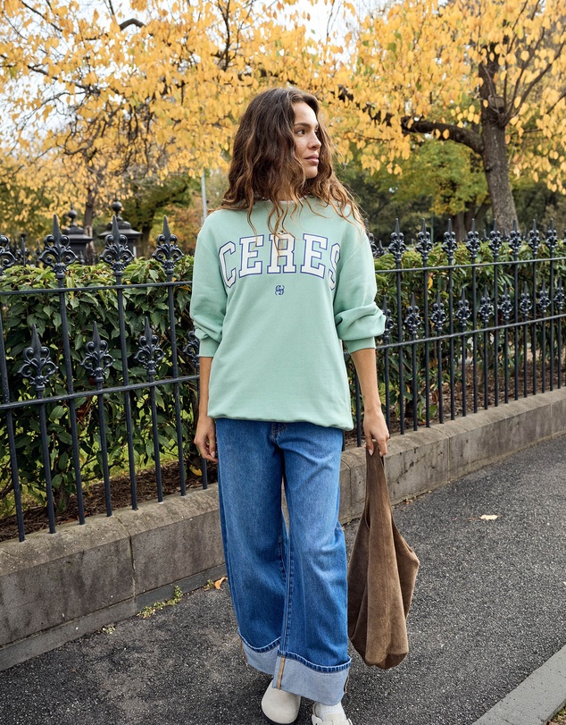 Ceres Life - Isla Oversized Slouchy Crew