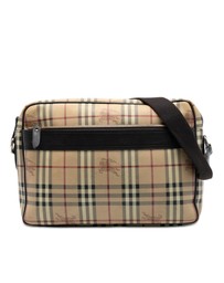 Pre-Loved by Azura Reborn - Pre-Loved Haymarket Check Coated Canvas Messenger Bag