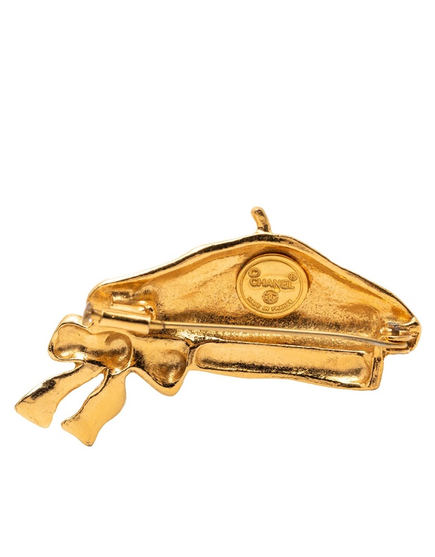 Pre-Loved by Azura Reborn - Pre-Loved Gold Plated Beret Hat Brooch