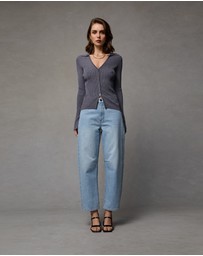 DRICOPER DENIM - Dina Cropped Barrel Jeans