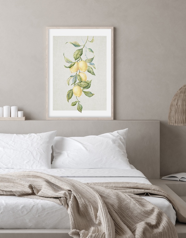 Olive et Oriel - Lemons on Linen II