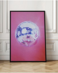 Olive et Oriel - Pink Disco Ball by Samantha Hearn Art Print