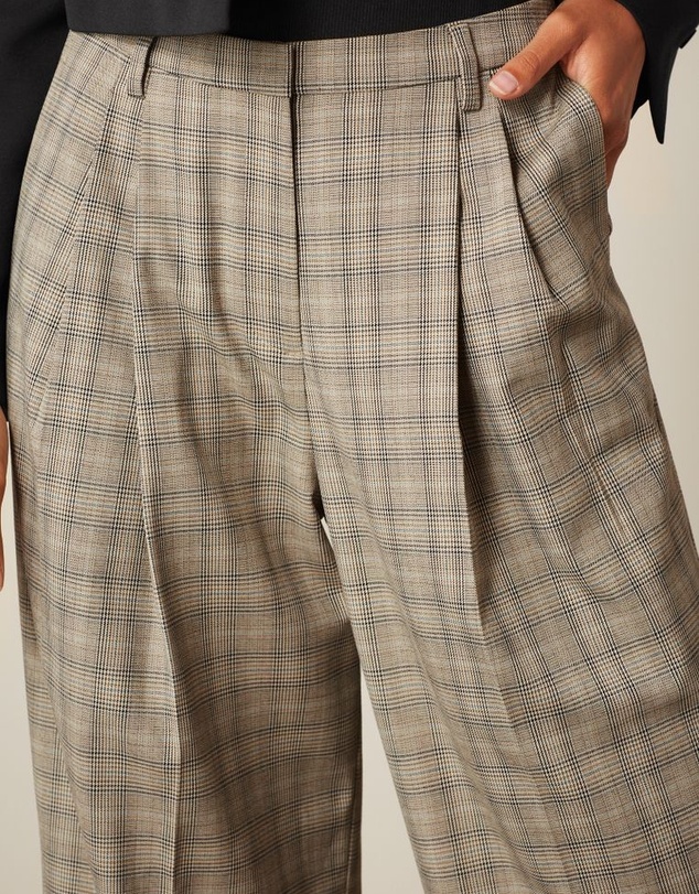 NEXT - Wide Leg Turn-Up Trousers