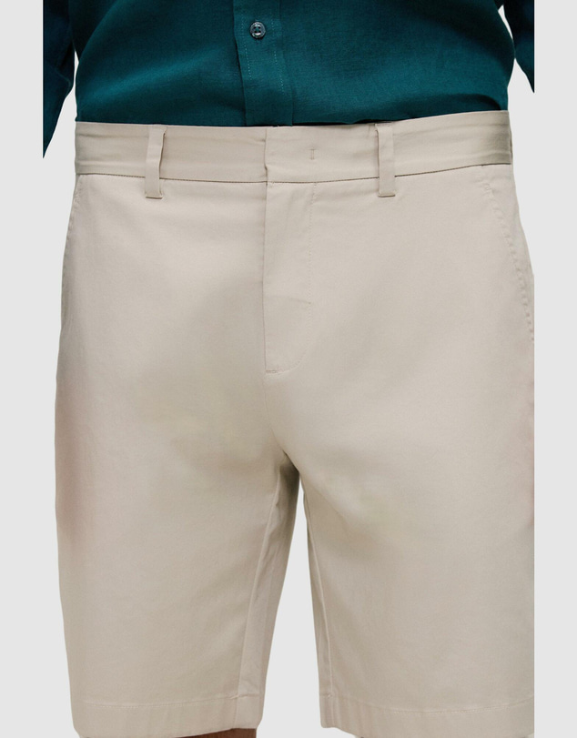 Trenery - Stretch Cotton Sateen Short