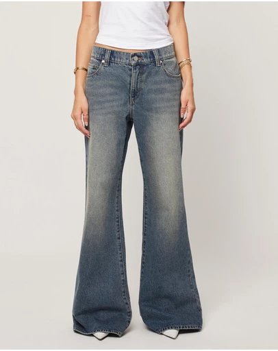 Abrand - 99 Baggy Flare Jeans