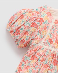 Purebaby - Floral Dress -Kids-Babies