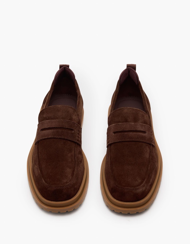Aquila - Radar Suede Penny Loafers