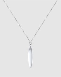 Kuzzoi - ICONIC EXCLUSIVE - Necklace Surfboard Trend in 925 Sterling Silver