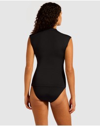 Seafolly - Seafolly Collective Cap Sleeve Sunvest Bikini Top