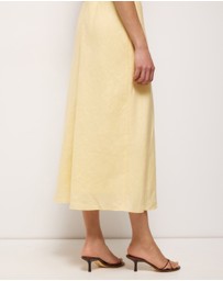 AERE - Amie Linen Midi Dress