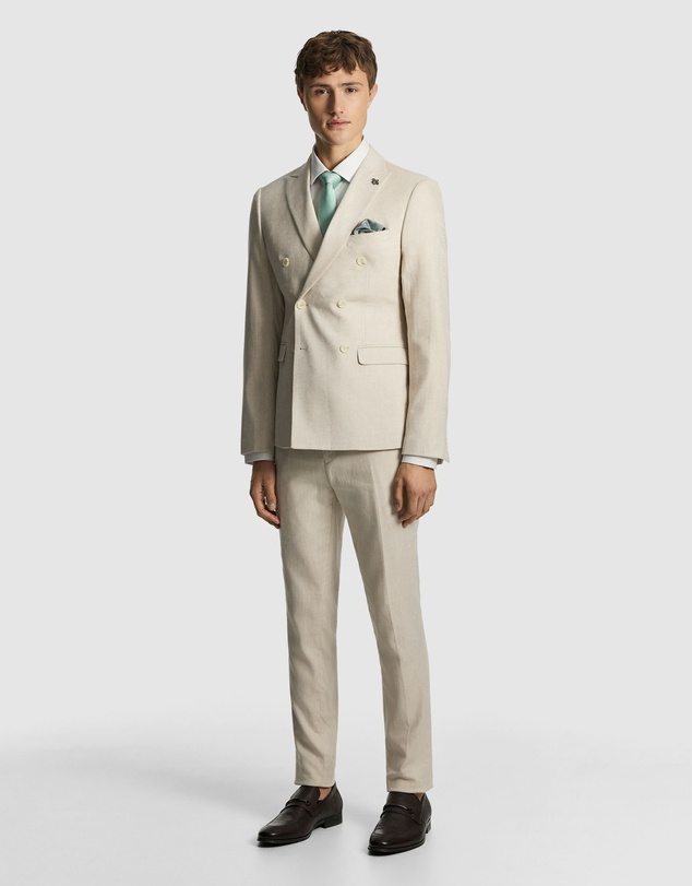 yd. - Carter Double Breasted Suit Jacket